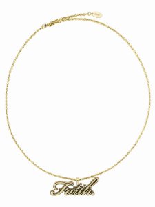 画像1: 【送料無料】FAITH BY LUIS GOLD FAITH NECKLACE GOLD (1)