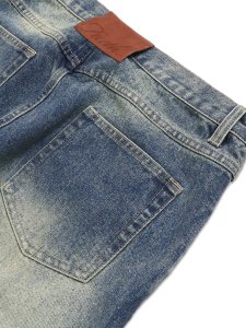 画像5: 【送料無料】FAITH BY LUIS CLASSIC BAGGY STRAIGHT DENIM WASHED BLUE (5)