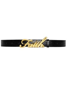 画像1: 【送料無料】FAITH BY LUIS GOLD FAITH BELT SNAKE SKIN GOLD/SNAKE SKIN (1)
