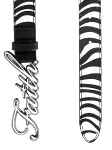 画像2: 【送料無料】FAITH BY LUIS ZEBRA CHROME FAITH BELT CHROME/ZEBRA (2)