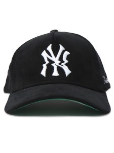 画像2: 【送料無料】FAITH BY LUIS 5-PANEL CORDUROY CLASSIC NEW YORK CAP BLACK (2)