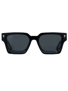 画像1: 【送料無料】FAITH BY LUIS NAVIGATOR SUNGLASSES BLACK/CHROME (1)