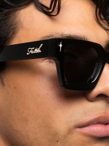 画像4: 【送料無料】FAITH BY LUIS NAVIGATOR SUNGLASSES BLACK/CHROME (4)