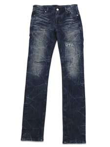 画像1: 【送料無料】RTA CLAYTON SKINNY STRETCH DENIM MIDNIGHT SURF (1)