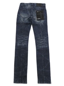 画像2: 【送料無料】RTA CLAYTON SKINNY STRETCH DENIM MIDNIGHT SURF (2)