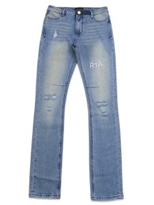 画像1: 【送料無料】RTA BRYANT SKINNY STRETCH DENIM BLUE HAZE TRIPLE CROSS (1)