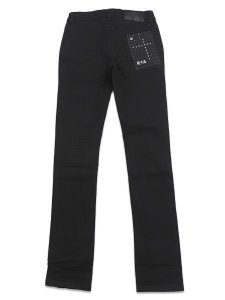 画像2: 【送料無料】RTA BRYANT SKINNY STRETCH DENIM BLACK LOGO (2)