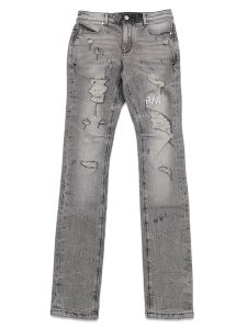 画像1: 【送料無料】RTA BRYANT SKINNY STRETCH DENIM LUNA GREY (1)