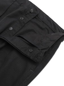 画像4: 【送料無料】POST O'ALLS POS-TRAVAIL PANTS COTTON HBT BLACK (4)