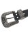 画像2: 【送料無料】B.B.SIMON THE TROJAN LEATHER BELT JET BLACK (2)