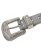 画像2: 【送料無料】B.B.SIMON THE TROJAN AB LEATHER BELT SILVER (2)