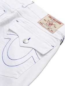 画像5: 【送料無料】TRUE RELIGION RICKY SN FLAP STRAIGHT OPTIC WHITE (5)