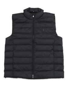 画像1: 【送料無料】POLO RALPH LAUREN MATTE PERPETUAL COLDEN PUFFER VEST POLO BLACK (1)
