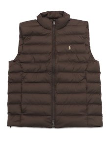 画像1: 【送料無料】POLO RALPH LAUREN MATTE PERPETUAL COLDEN PUFFER VEST NUTMEG BROWN (1)