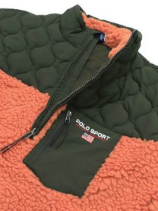 画像4: 【送料無料】POLO RALPH LAUREN POLO SPORT RELAXED FIT COLOR BLOCKED HIGH PILE PULLOVER (4)