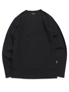 画像2: AVIREX DAILY RIB HENLEY NECK L/S TEE (2)