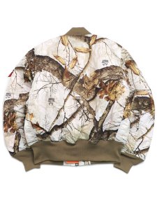 画像2: 【送料無料】ALPHA MA-1 HERITAGE FIT FLIGHT JACKET REALTREE CAMO (2)