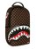 画像4: 【送料無料】SPRAYGROUND SHARKS IN PARIS WTF BUBBLE BROWN CHECK DLXSV BACKPACK (4)
