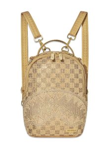 画像1: 【送料無料】SPRAYGROUND GOLD TRINITY MINI BACKPACK (1)