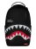 画像1: 【送料無料】SPRAYGROUND SHARK CENTRAL BLACK EMBROIDERED SHARK DLXSV BACKPACK (1)