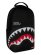 画像4: 【送料無料】SPRAYGROUND SHARK CENTRAL BLACK EMBROIDERED SHARK DLXSV BACKPACK (4)