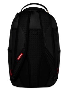 画像2: 【送料無料】SPRAYGROUND SHARK CENTRAL BLACK EMBROIDERED SHARK DLXSV BACKPACK (2)