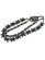 画像2: 【送料無料】B.B.SIMON PANTS CHAIN BLACK SKULLS SILVER BEADS (2)