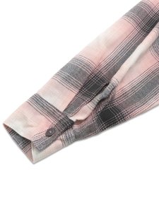 画像5: 【送料無料】CALTOP FL PLAID L/S SHIRT PINK/GREY (5)