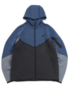 画像1: 【送料無料】NIKE TECH FLEECE FZ WINDRUNNER HOOD-NEW SLATE (1)