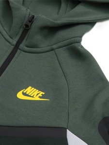 画像3: 【送料無料】【KIDS】NIKE YTH TECH FLEECE FULL ZIP HOODIE-CAMO GREEN (3)