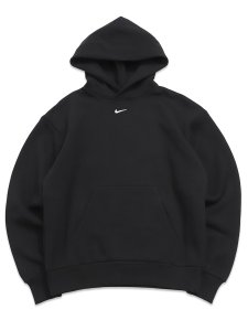 画像1: NIKE SOLO FLEECE PULLOVER HOODIE-TOTAL BLACK (1)