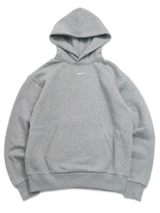 画像1: NIKE SOLO FLEECE PULLOVER HOODIE-DARK GREY HEATHER (1)