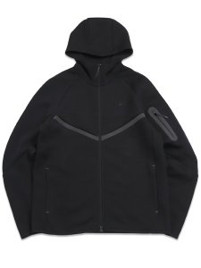 画像1: 【送料無料】NIKE TECH FLC WR FZ JKT RFLCTV-BLACK (1)