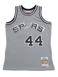 画像1: 【送料無料】MITCHELL & NESS SWINGMAN JERSEY SPURS 1976 #44 GEORGE GERVIN (1)