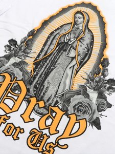 画像3: STREET WEAR SUPPLY PRAY FOR US GUADALUPE TEE (3)