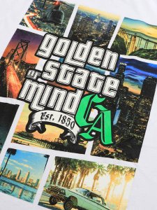 画像3: STREET WEAR SUPPLY CA GOLDEN STATE OF MIND TEE (3)