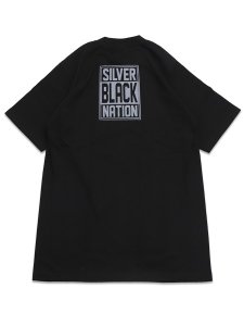 画像2: STREET WEAR SUPPLY JOKER SILVER BLACK NATION TEE (2)