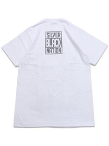 画像2: STREET WEAR SUPPLY JOKER SILVER BLACK NATION TEE (2)
