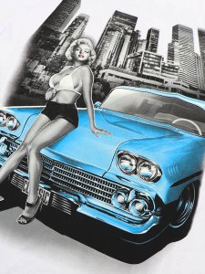 画像3: STREET WEAR SUPPLY MRLYN BLVD NIGHTS TEE (3)
