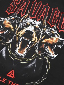 画像3: STREET WEAR SUPPLY SAVACE TRIPLE THREAT TEE (3)