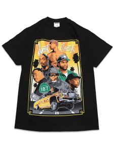 画像1: STREET WEAR SUPPLY WEST COAST LEGENDS CA 187 GOLD CAR TEE (1)