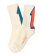 画像1: LIXTICK ARROW SOCKS 2PACK TYPE B CREAMxORANGE/CREAMxGREEN (1)