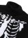 画像3: 【送料無料】MARKET SKELETAL QUARTER ZIP SHERPA PULLOVER BLACK (3)