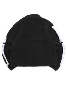 画像2: 【送料無料】MARKET SKELETAL QUARTER ZIP SHERPA PULLOVER BLACK (2)