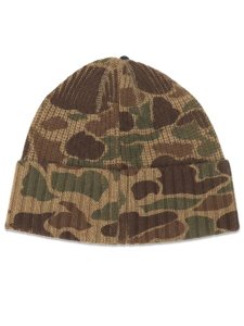画像2: 【送料無料】POLO RALPH LAUREN PRINTED CAMO RIB BEANIE KHAKI CAMO (2)