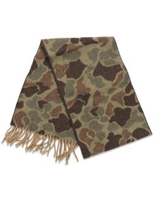 画像2: 【送料無料】POLO RALPH LAUREN CAMO PATTERN WOVEN SCARF KHAKI CAMO (2)