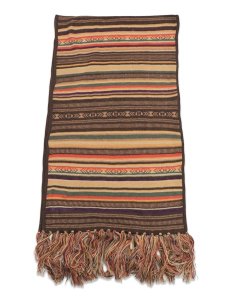 画像3: 【送料無料】POLO RALPH LAUREN TEXTURAL STRIPE SCARF BROWN MULTI (3)