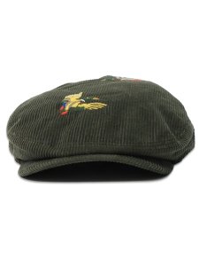 画像3: 【送料無料】POLO RALPH LAUREN EMBROIDERED CORDUROY DRIVER CAP CRUISE OLIVE (3)
