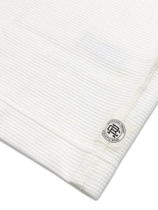 画像4: 【送料無料】REIGNING CHAMP LIGHTWEIGHT WAFFLE STANDARD HENLEY CHAMPIONSHIP WHITE (4)