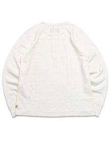 画像2: 【送料無料】REIGNING CHAMP LIGHTWEIGHT WAFFLE STANDARD HENLEY CHAMPIONSHIP WHITE (2)